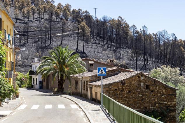 Fotos: Zona cero del incendio de Las Hurdes