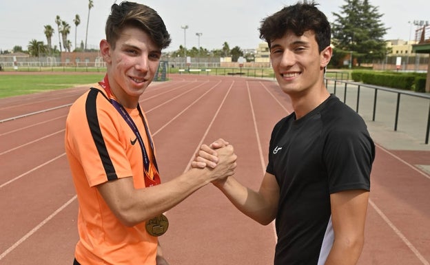 David García y Jorge Hernández, el futuro de la velocidad nacional. 