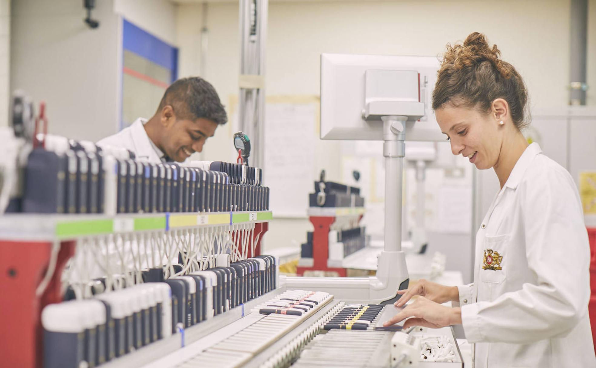 Instalaciones de El Cubo, el centro de investigación de Philip Morris en Neuchatel. 