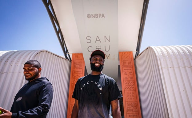 El All Star de los Celtics Jaylen Brown, en Málaga. 