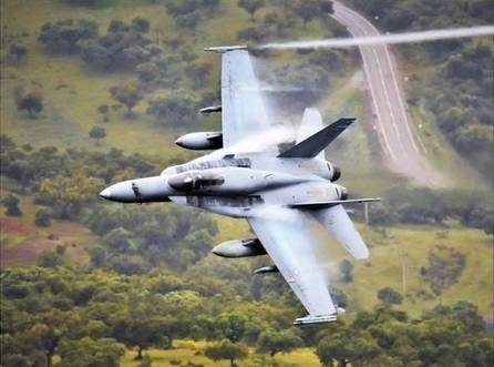 Fotografía premiada por el Ejército del Aire.