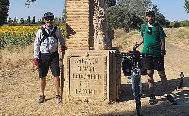 Un alto en mitad del camino hacia Santiago. 