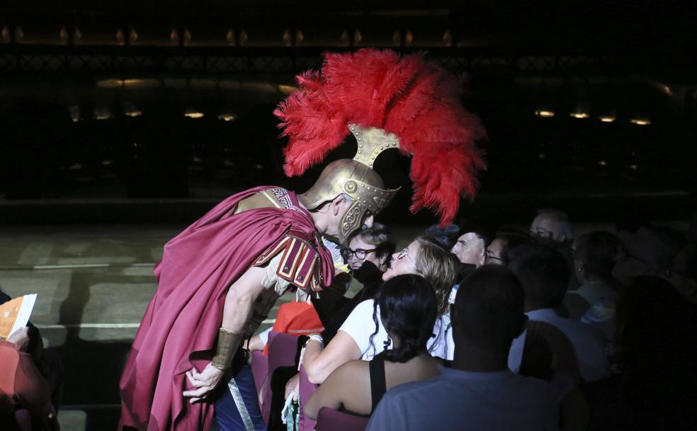 Carlos Sobera interpreta a Miles Gloriosus en el Festival de Mérida.