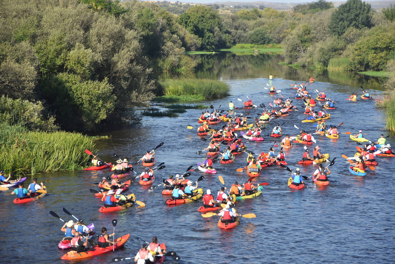 Fotos: Descenso en piragua río Alagón