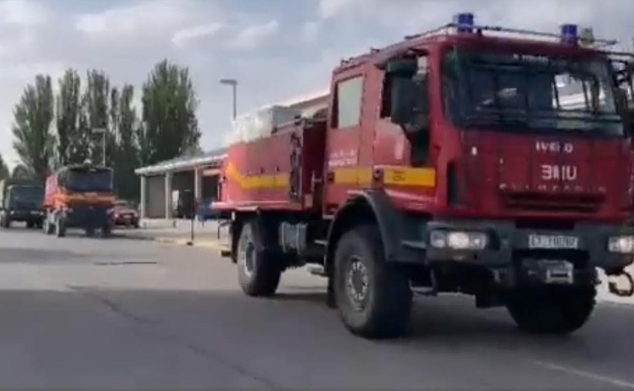 Incendios en Extremadura: La UME envía efectivos para intervenir en el incendio de Sierra de Gata