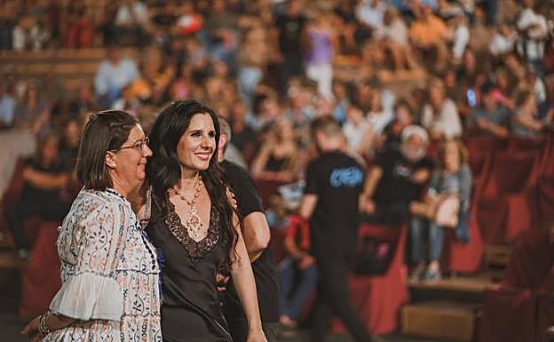 Imagen. Entre el público se encontraba la cantante y actriz malagueña Diana Navarro.