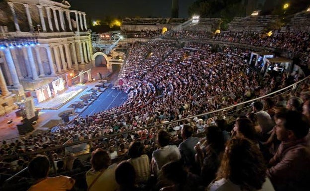 Representación de una obra en el Festival de Mérida este año. 