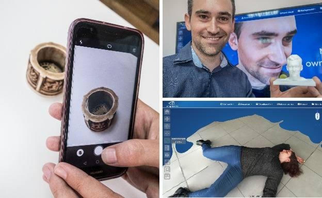Cinco fotografías bastan para crear un modelo en tres dimensiones. / 