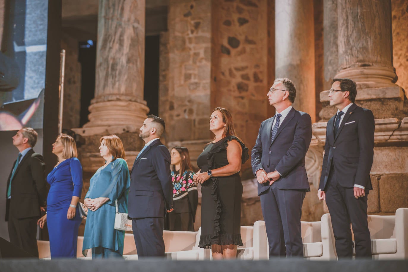 Fotos: Acto de entrega de las Medallas de Extremadura en el Teatro Romano