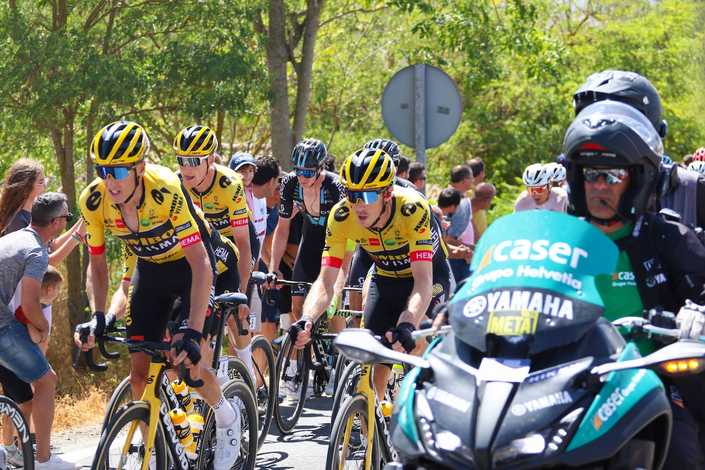La carrera a su paso por Jerez de los Caballeros.