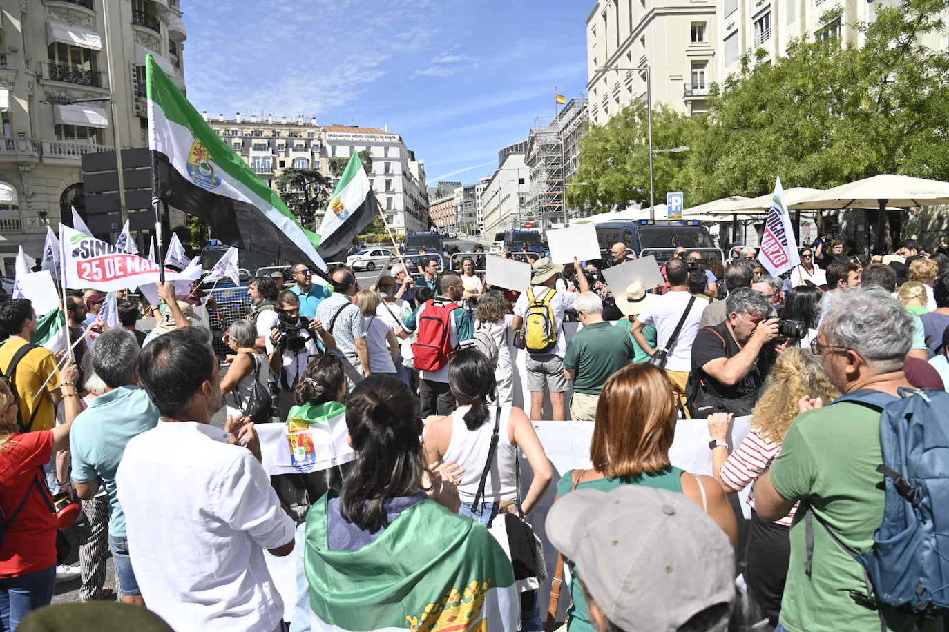 Fotos: La manifestación en Madrid por un tren digno para Extremadura