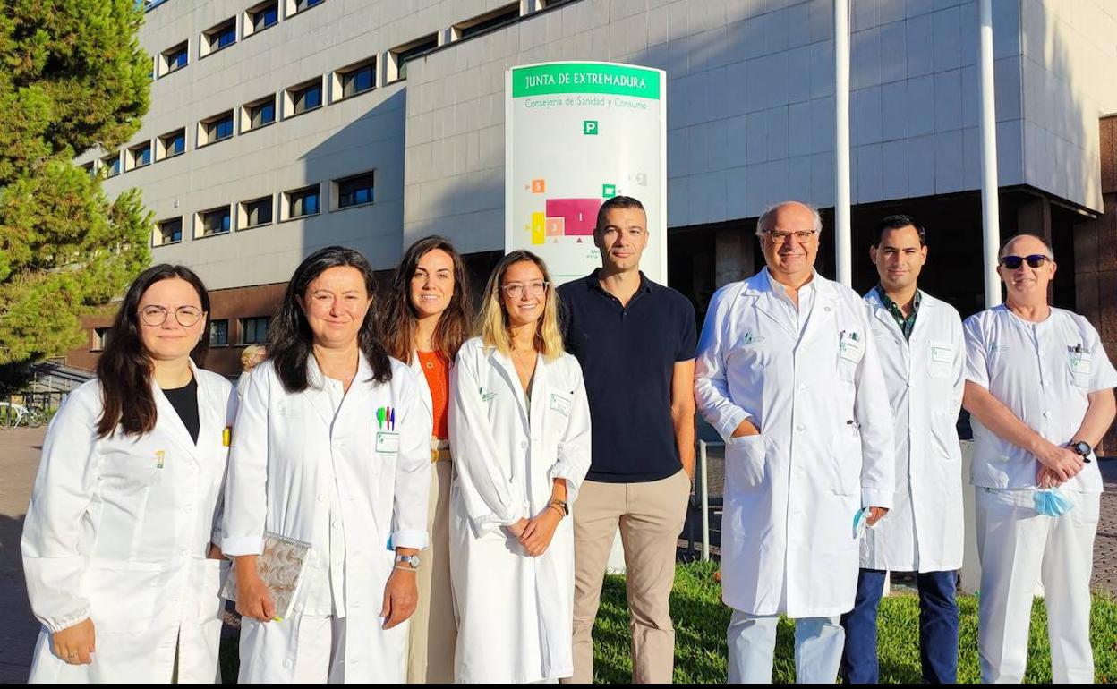 Equipo de investigadores de la Universidad de Extremadura y el Hospital Universitario de Badajoz. 