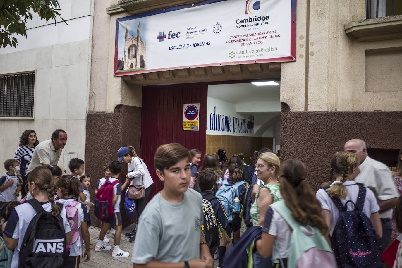 Vuelta al colegio en Badajoz. 