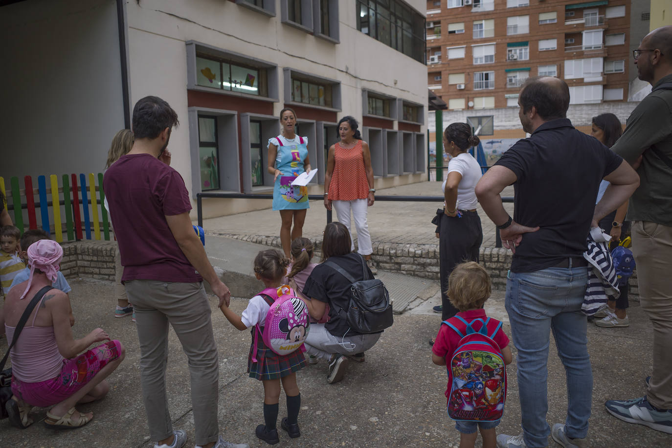 Vuelta al colegio en Badajoz. 