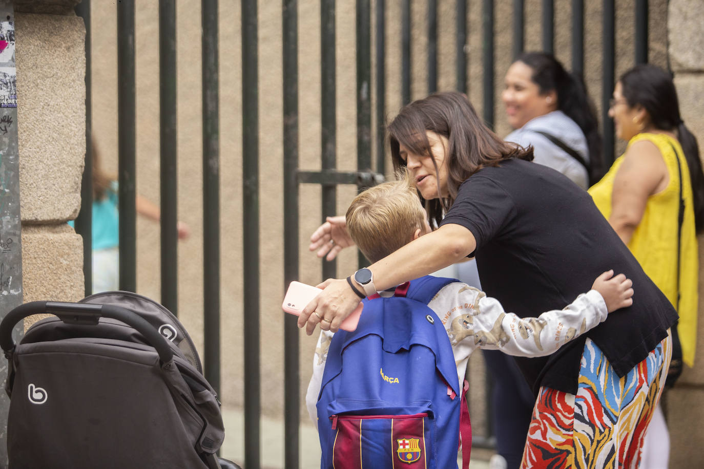 Vuelta al colegio en Cáceres. 