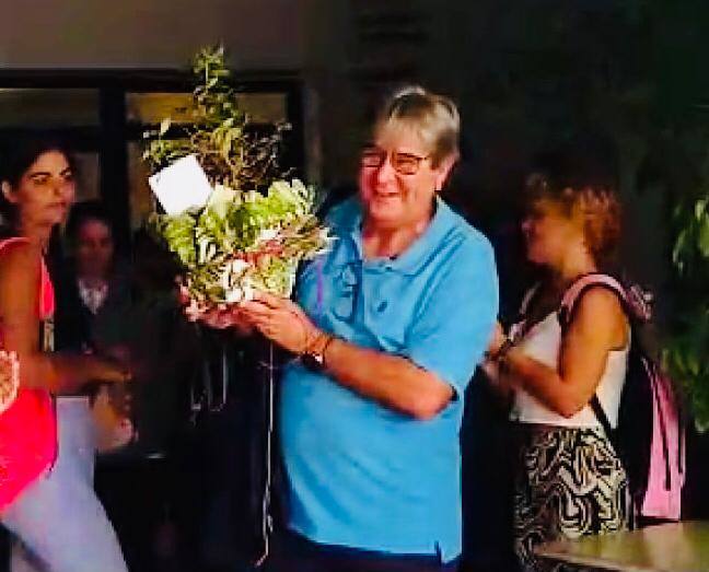 José Miguel Iglesias en su despedida del IES Al Qázeres 