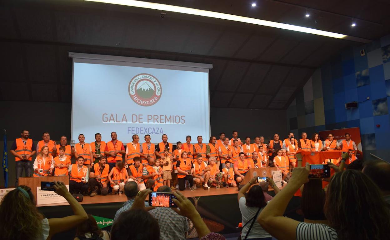 Sociedades locales de Extremadura acudieron al acto en Ifeba. 