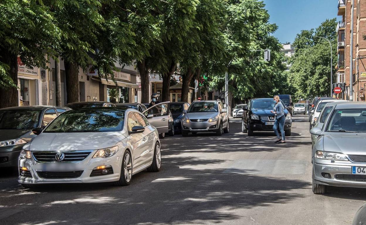 Avenida de Pardaleras, en cuyas inmediaciones se efectuó el desalojo este martes. 