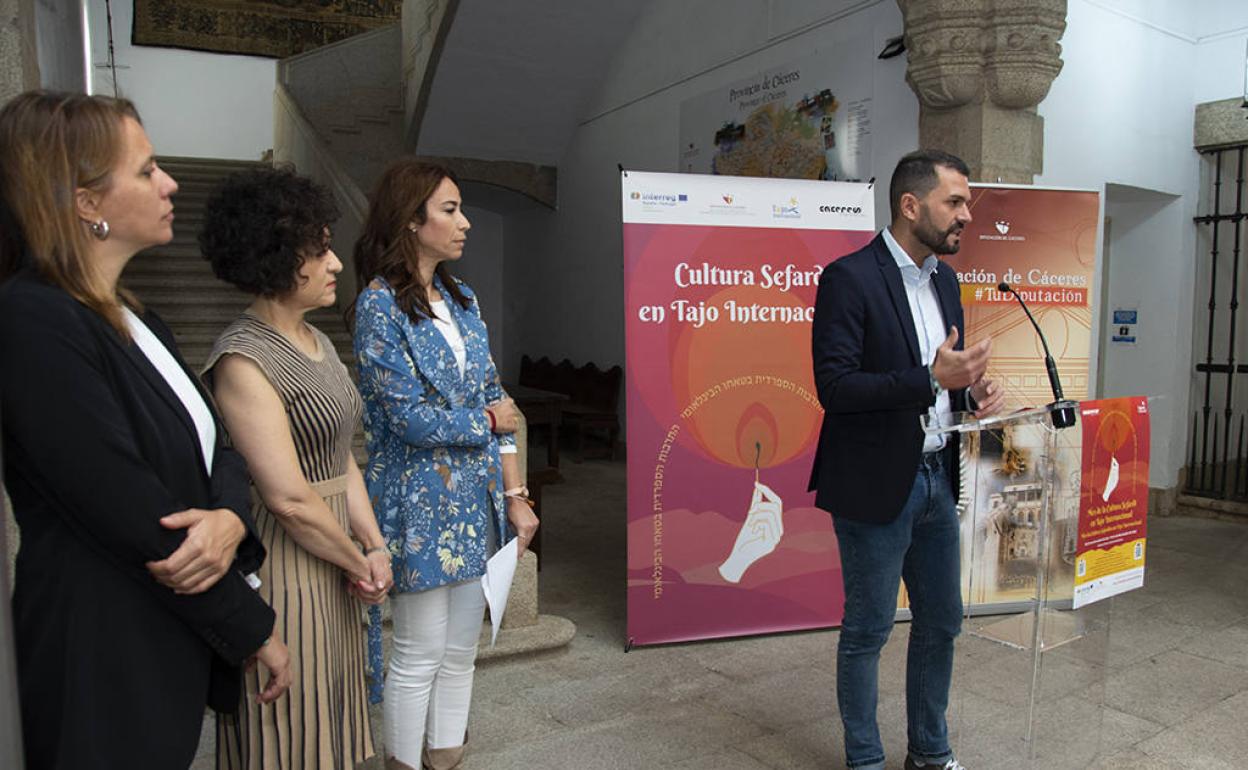 Presentación del Mes de la Cultura Sefardí este miércoles en la Diputación de Cáceres. 