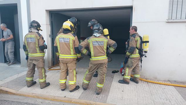 Fotos: Imágenes del incendio en el edificio okupado de San Roque en Badajoz