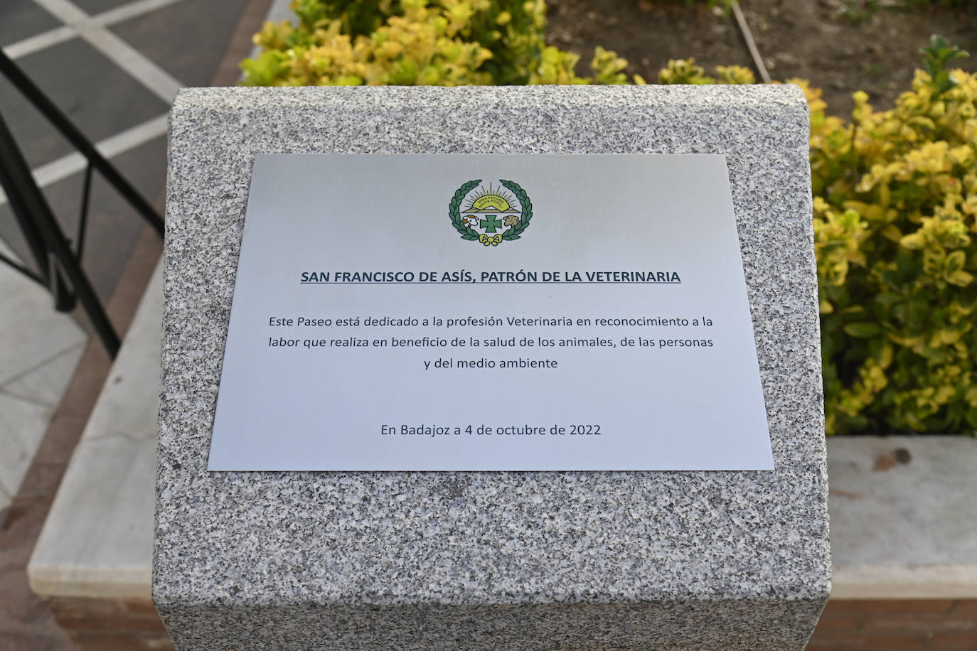 Placa a los veterinarios en San Francisco.