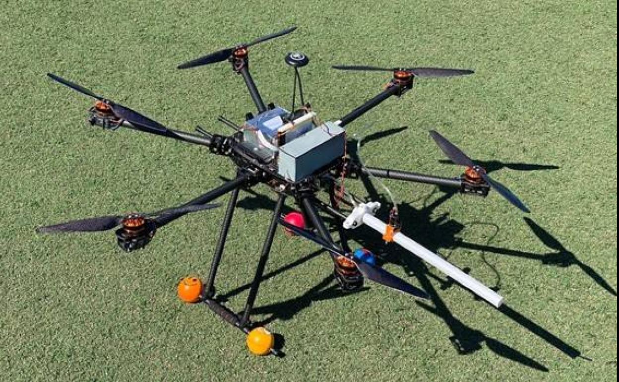 La UEx desarrolla un sistema móvil para la detección de la calidad del aire mediante drones