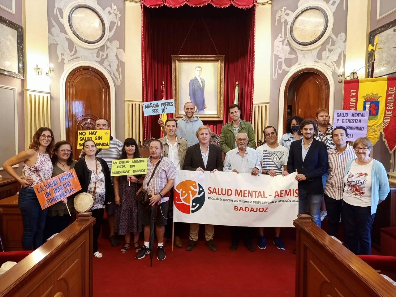 Actos en el Ayuntamiento por el Día de la Salud Mental. 