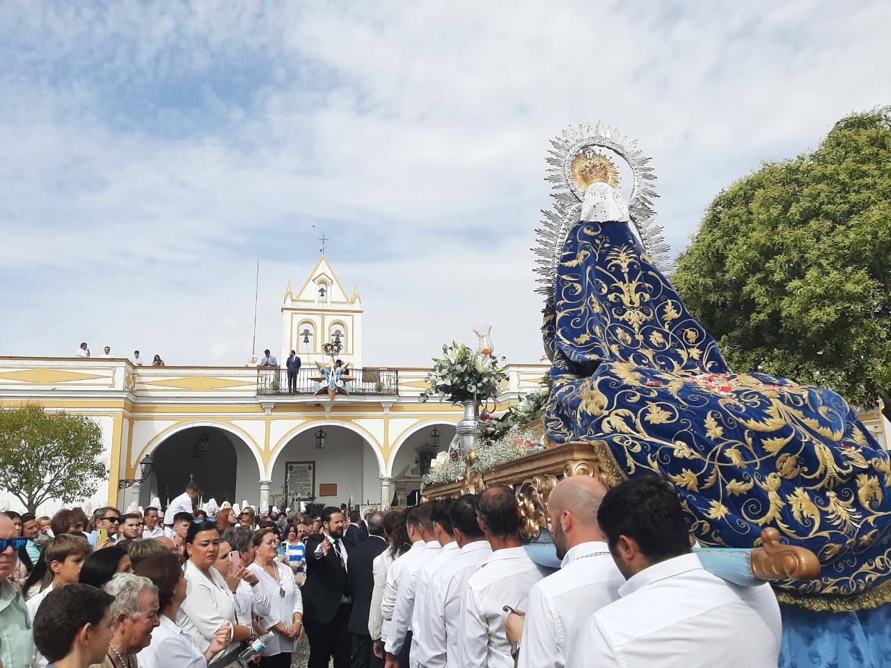 Fotos: Multitudinaria despedida a la Virgen de la Estrella en Los Santos