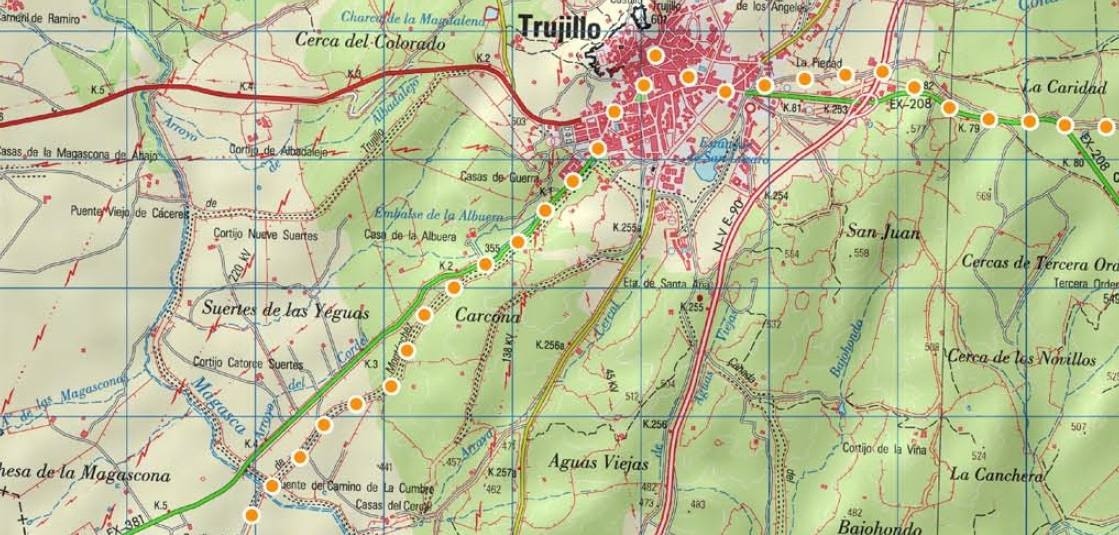 Trujillo está a mitad de la etapa.