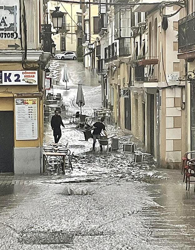 Imagen de la calle General Ezponda, en Cáceres. 