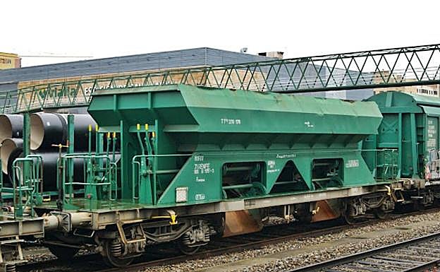 Imagen de un vagón tolva. / 