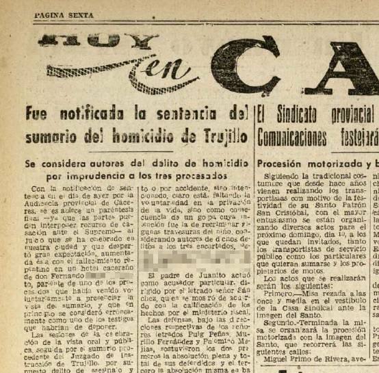 El 7 de julio ya se conocía la sentencia.