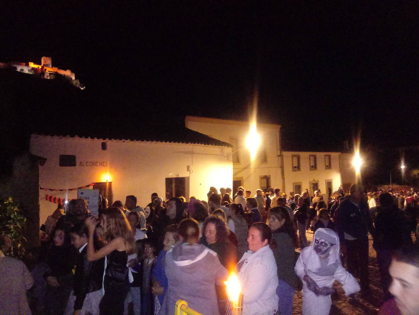 La calle Venero y su entorno acogieron las activiadades de 'Noche de Ánimas' 2022. 