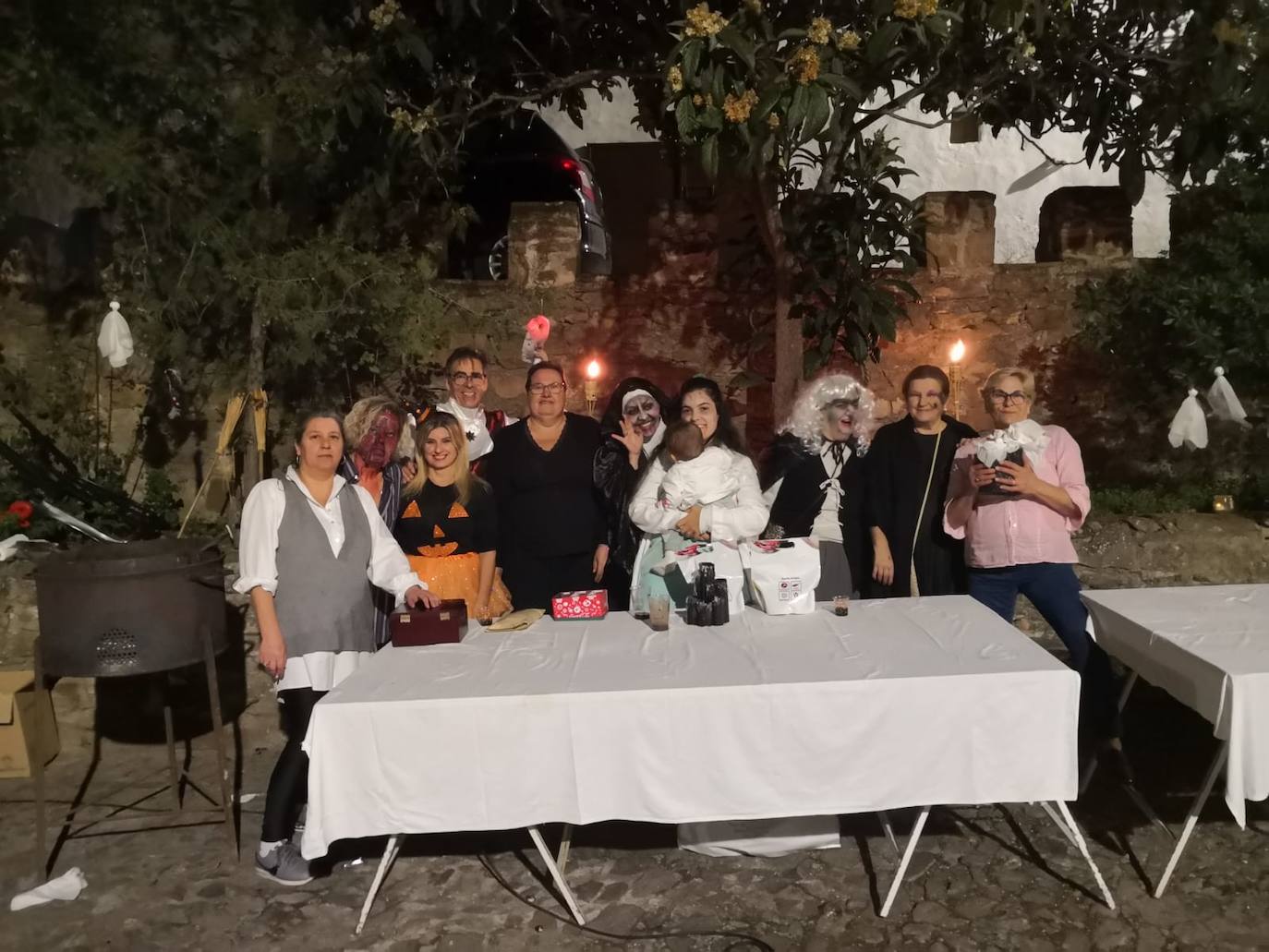 La calle Venero y su entorno acogieron las activiadades de 'Noche de Ánimas' 2022. 