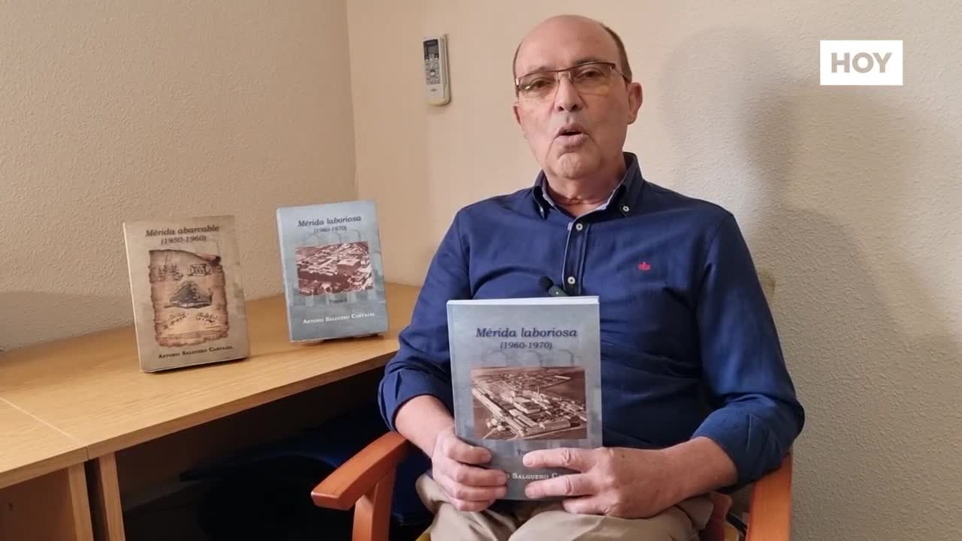 ​Antonio Salero presenta el segundo libro de su trilogía sobre Mérida​