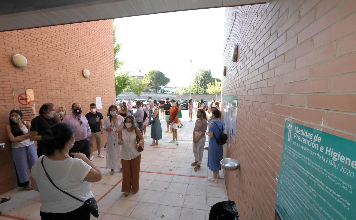 Imagen de archivo de un examen de oposición de la Junta. 