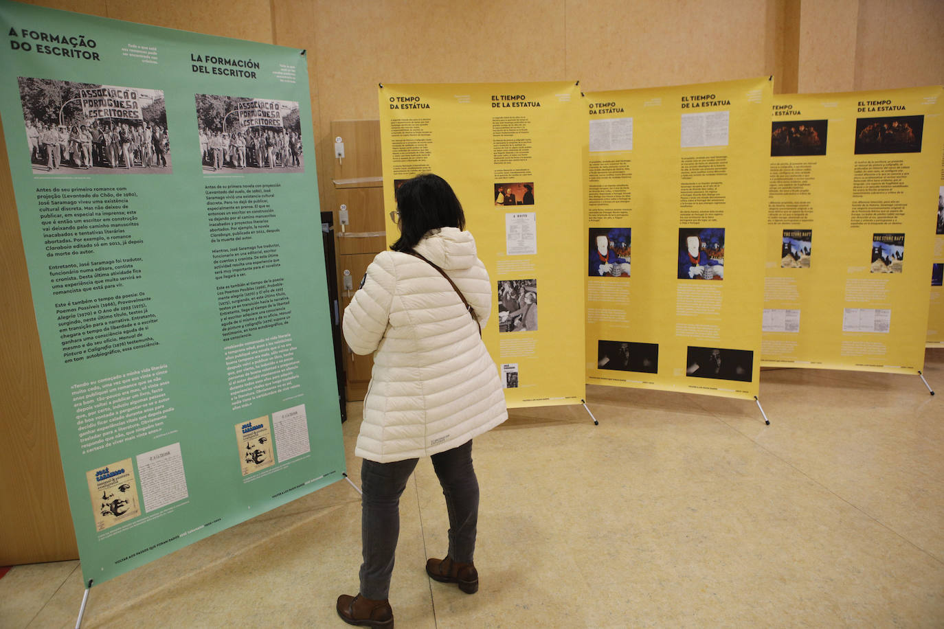 Exposición sobre Saramago en la Biblioteca