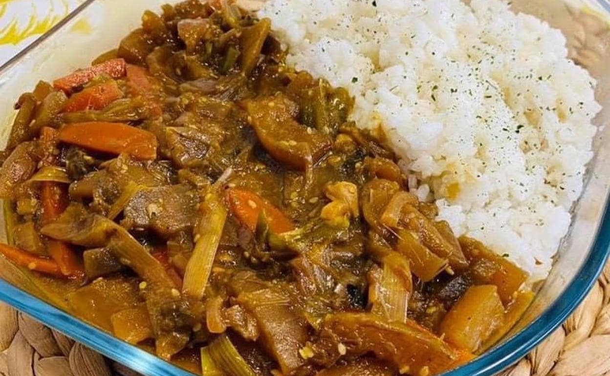 Curry de verduras 