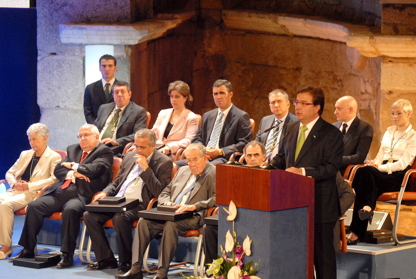 Los empresarios cacereños recibieron la Medalla de Extremadura en 2008.