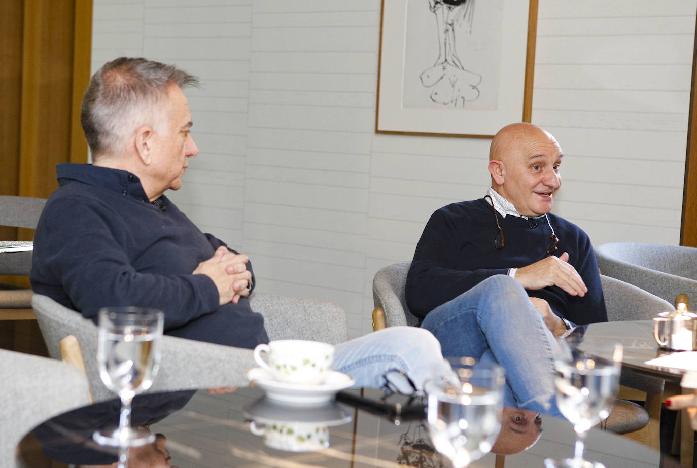 Durante la grabación del podcast de Fuera de radar de HOY: La tentación líquida, este 2022.