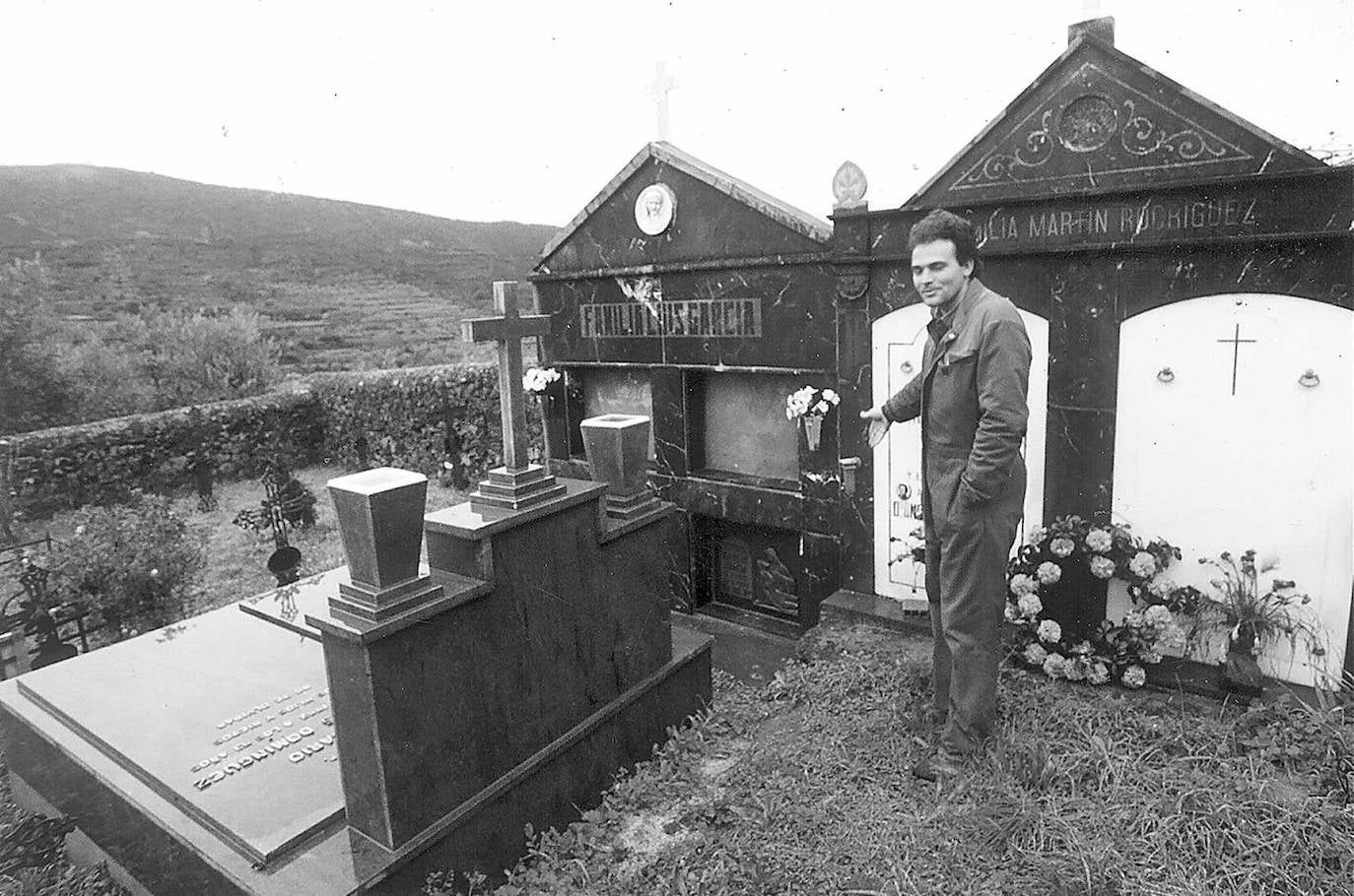 Cementerio de Descargamaría en donde tuvieron que ser enterrados José y Sebastián García, de 18 y 15 años de edad.