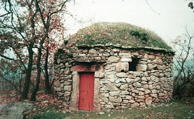 Chozo en el Val de Xálima, en la Sierra de Gata. En uno similar aparecieron los dos cadáveres. 