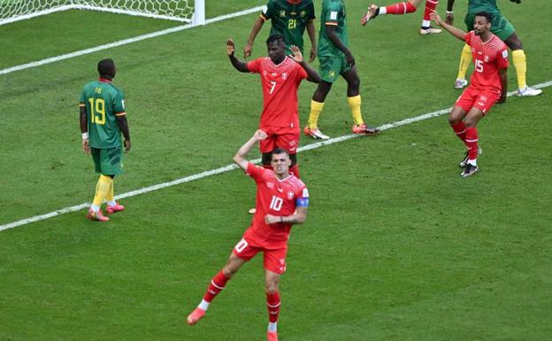 Embolo no celebró el gol del triunfo ante el país que le vió nacer