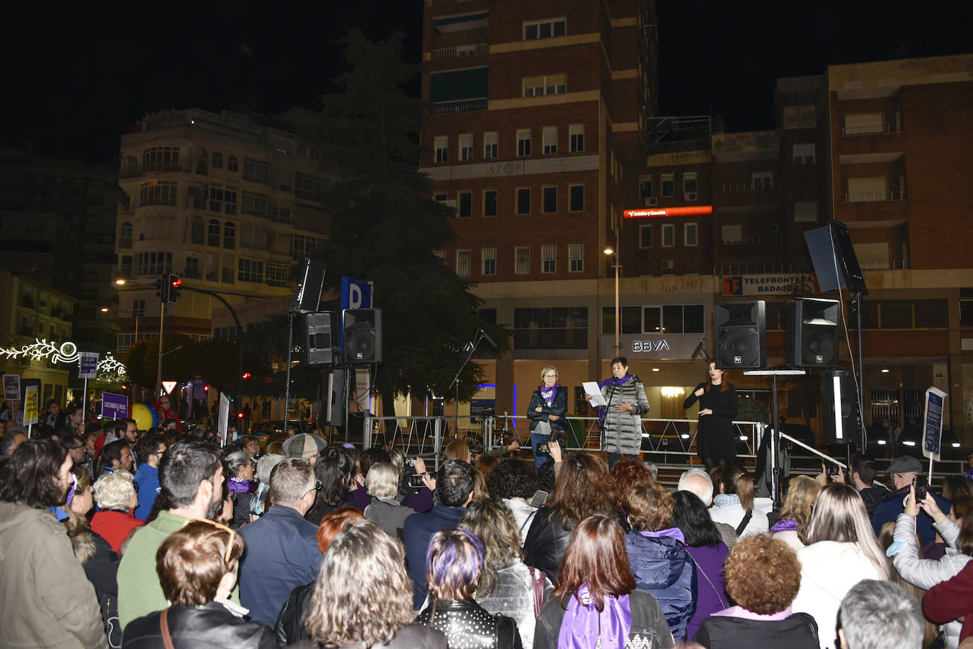 Manifestación del 25N en Badajoz. 