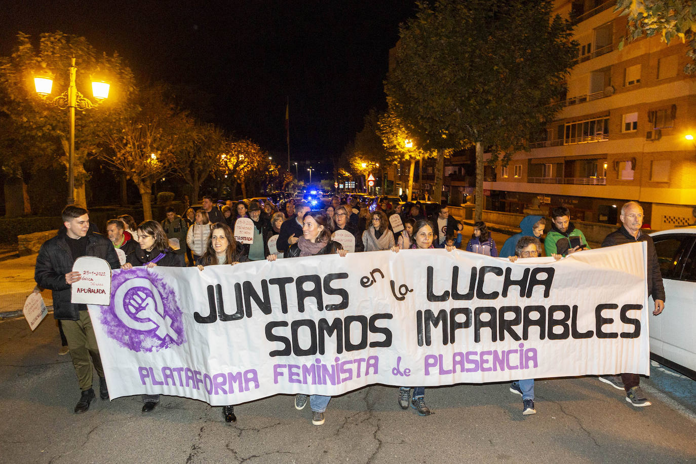 Manifestación en Plasencia. 