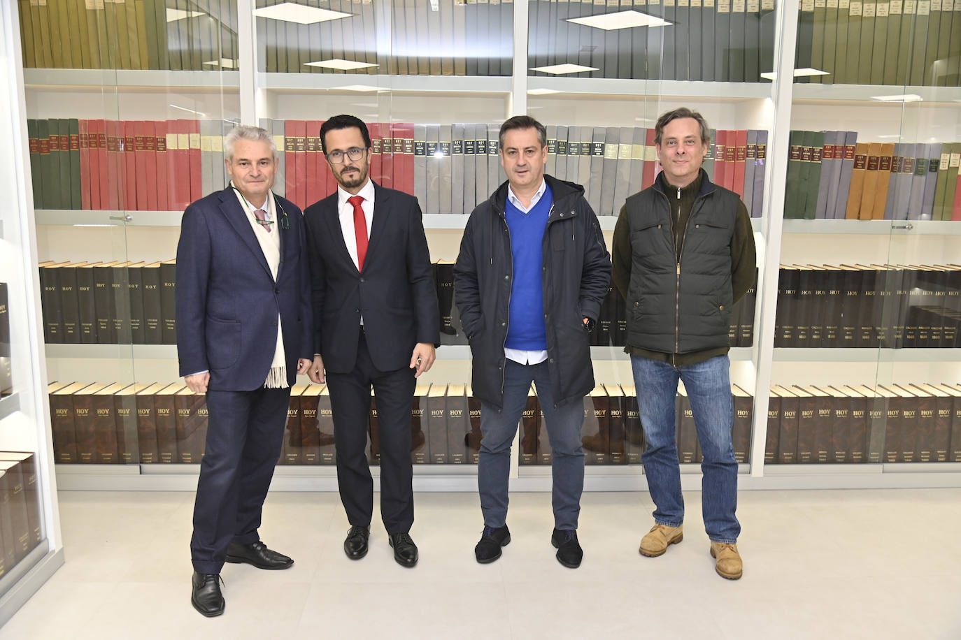 Rafael Fernández, Julio Lledó, Miguel Alcalde e Íñigo Huertas.