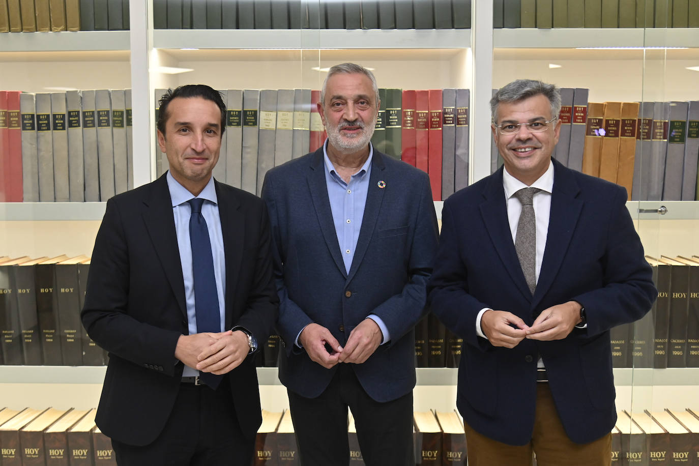 Ricardo Cabezas, Carlos Carlos y Juan Antonio González.