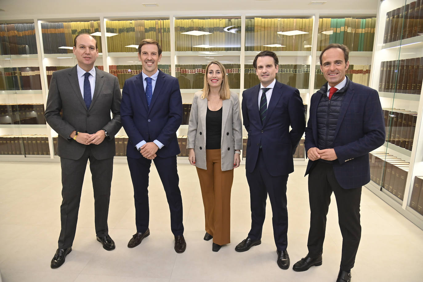 Luis Alfonso Hernández Carrón, Antonio Cavacasillas, María Guardiola, Abel Bautista y Juan Parejo.