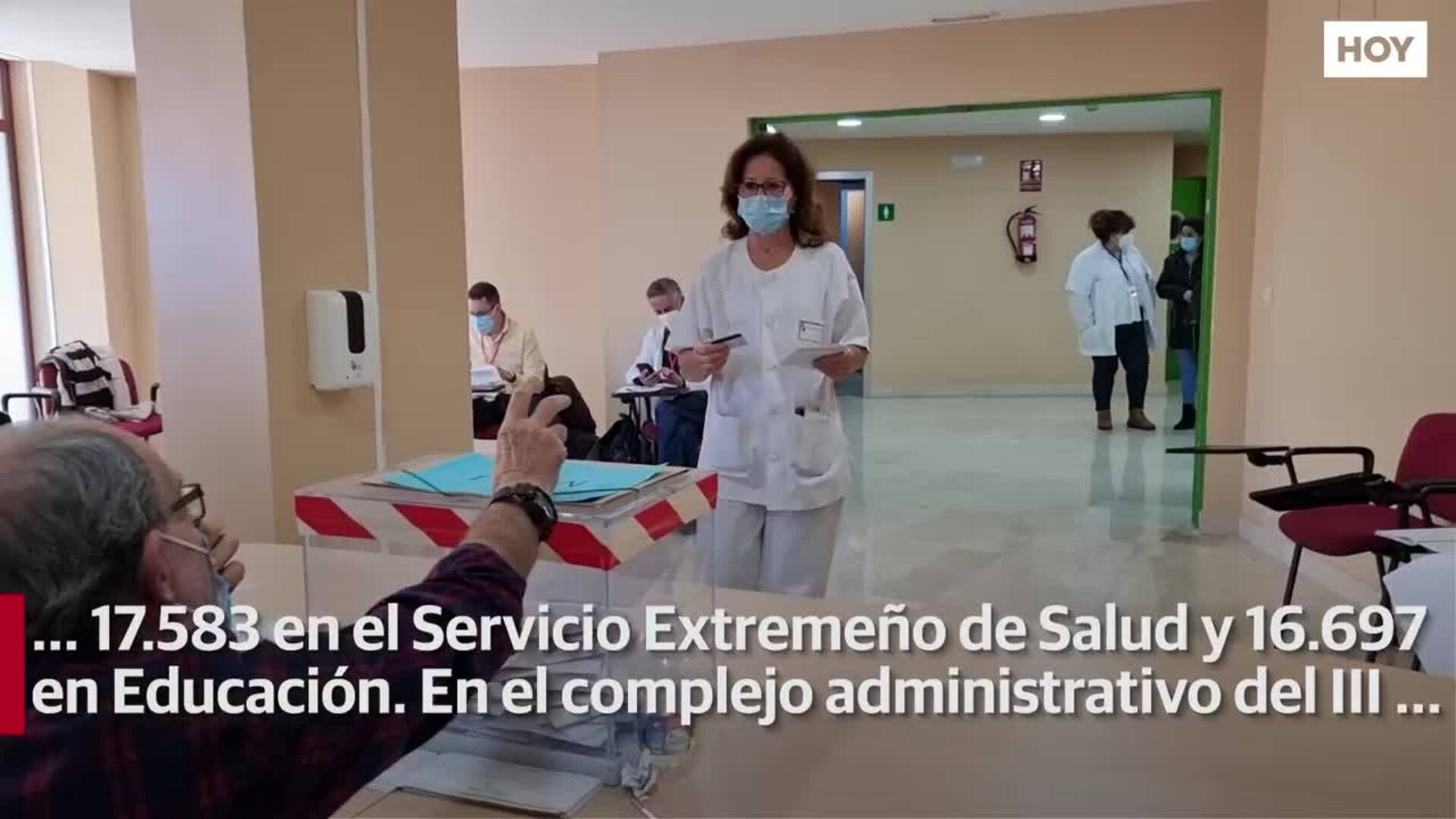 Arranca la jornada electoral para los funcionarios de la Junta