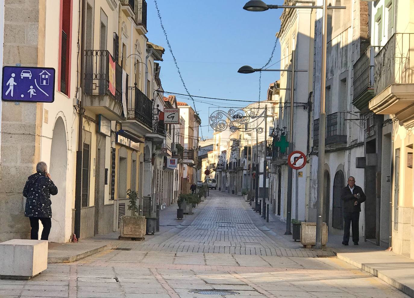 El paseo en Casar de Cáceres. 